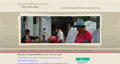 Desktop Screenshot of bangkokwalkingtour.com
